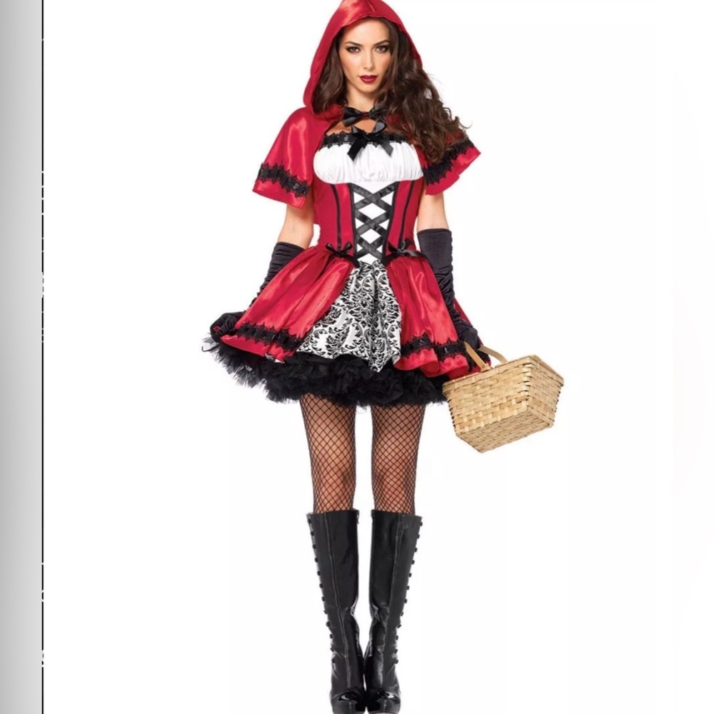 NWT Gothic Red Riding Hood Large Leg Ave